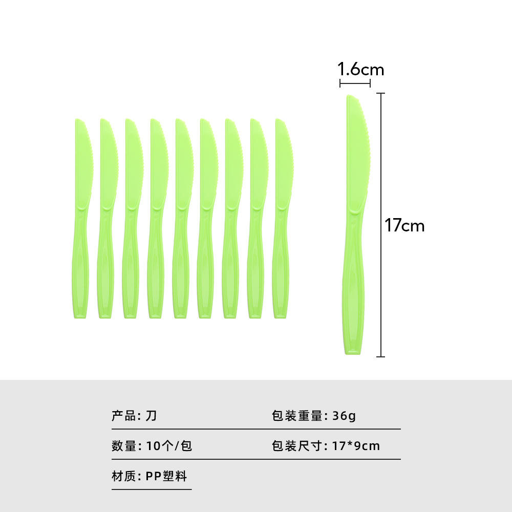 Green knife 10 1 pack