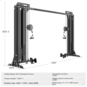 Equipo <span class=keywords><strong>de</strong></span> <span class=keywords><strong>Gimnasio</strong></span> Multifuncional <span class=keywords><strong>de</strong></span> Alta Calidad OEM <span class=keywords><strong>para</strong></span> Uso Doméstico, Máquina <span class=keywords><strong>de</strong></span> Ejercicios con Cables Ajustables - Product Image 5
