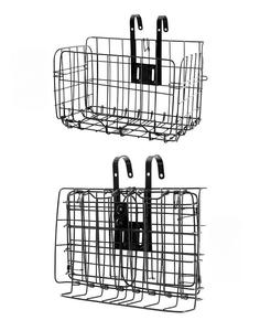 Cesta <span class=keywords><strong>plegable</strong></span> de alambre metálico <span class=keywords><strong>para</strong></span> <span class=keywords><strong>bicicleta</strong></span>, bolsa de bolsillo frontal, cestas <span class=keywords><strong>para</strong></span> equipaje, cestas colgantes delanteras y traseras <span class=keywords><strong>para</strong></span> <span class=keywords><strong>bicicleta</strong></span> de montaña - Product Image 2
