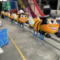 Manège Ludique d'Extérieur Course des Abeilles, Jeu d'Entretenissement pour Enfants, Course de Chevaux Animaux de la Ferme à Vendre