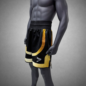 Shorts de boxe de qualité supérieure pour hommes, en satin résistant et durable, idéal pour l'entraînement de boxe et les arts martiaux - Product Image 6