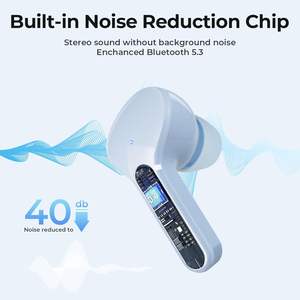 Écouteurs TWS Air31 en gros avec étui de chargement, affichage numérique, chipset Bluetooth 5.3, étanches pour le sport et le gaming - Product Image 3