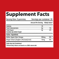 OEM Private Label Keto Appelazijn Gummies Kauwtabletten ACV Gummies Ondersteunen Metabolisme Haar Huid Nagels Welzijn 60 Stuks