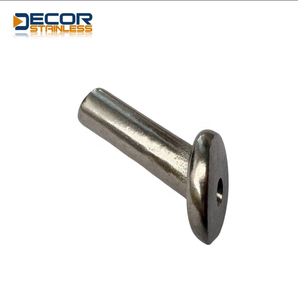 Kits de garde-corps de pont matériel manchon de protection en acier inoxydable T316 manchons de protection biseautés à angle de 30 degrés pour câble de 1/8 pouces - Product Image 3