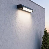 Barre lumineuse LED en aluminium grande capacité avec détecteur de mouvement, bande LED murale avec aimant, utilisation extérieure, design moderne