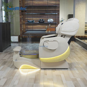 تدليك كهربائي ملون قابل للتخصيص مع قاعدة من الألياف الزجاجية ومضخة صرف درابزين وإضاءة محيطة - Product Image 3