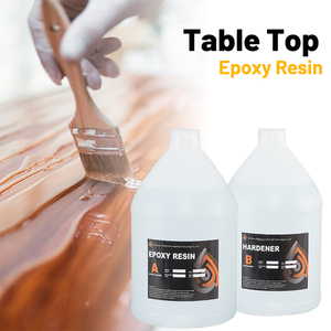 Resina Epoxi Cristal Transparente Profesional para Recubrimiento <span class=keywords><strong>de</strong></span> Superficies <span class=keywords><strong>de</strong></span> Mesa, Acabado Espejo <span class=keywords><strong>de</strong></span> Alto Brillo, Kit 1:1, <span class=keywords><strong>Precio</strong></span> <span class=keywords><strong>de</strong></span> Fábrica, Venta al Por Mayor - Product Image 2