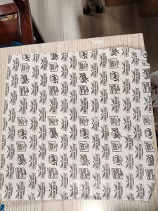 Bán buôn OEM tùy chỉnh in logo và kích thước thực phẩm an toàn Lớp Burger Giấy không thấm mỡ Deli thịt gói sáp tráng giấy - Product Image 4