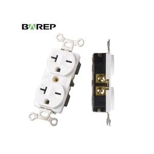 Barep US-Standard China Fabrik Elektrische 20 Ampere 125V Manipulationssichere Doppel-Steckdose Wandsteckdose Stecker - Product Image 1