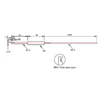 Capteurs à fibre optique à plaque vibrante à faisceau traversant Sense PT-32-DQ pour tri et comptage, certifiés CE RoHS, 12-24V VDC