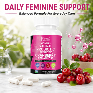 Probióticos Vaginales para Mujeres con Arándano Rojo y D-Manosa, Prebióticos que Apoyan la Salud Femenina, Limpieza del Tracto Urinario, 60 Cápsulas - Product Image 3