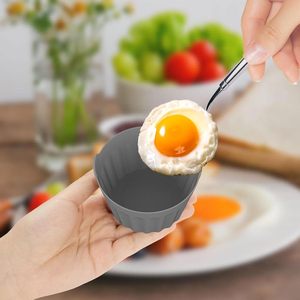 Moule à oeufs en silicone OEM pour friteuse à air Ramekins en silicone Grands étuis à muffins Moule à oeufs coquetiers pochés pour la cuisson Cuisine domestique - Product Image 5