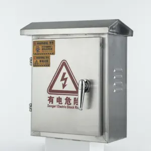 Outdoor Waterproof Stainless Steel Distribution Box 304 201 Electrical Power Distribution Equipment