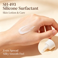 SH-493 Surfactant Polysiloxane Modifié au Polyéther, Agent Humectant et Stabilisateur de Mousse pour Cosmétiques