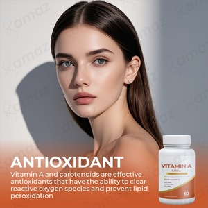 Amaz Oem Private Label Voedingssupplement Vitamine Een Complex Vitaminen Softgel Beschermen Gezichtsvermogen Vitamine A Caroteen Softgel Capsuleta - Product Image 3