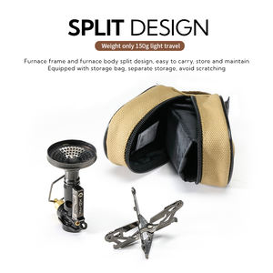 Campingmoon <span class=keywords><strong>2025</strong></span> Anniversaire Réchaud extérieur au butane Réchaud léger avec logo personnalisé Réchaud de camping pliable réchaud à gaz de camping portable - Product Image 6