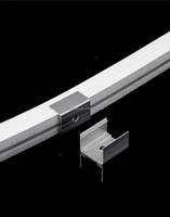 Accessoires Alister Alister5050 pour bande lumineuse LED en caoutchouc de silicone, embout de fin de bande, 612