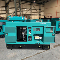 Générateur diesel triphasé Delux AC 15kW 20kW 30kW 36kW 40kW 50kW, type silencieux, vitesse 1500 tr/min, 380V/220V/ tension personnalisée