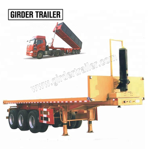 Remolque de Plataforma <span class=keywords><strong>Usado</strong></span> de Doble Eje y <span class=keywords><strong>Tres</strong></span> <span class=keywords><strong>Ejes</strong></span> Personalizado, Remolque de Volteo de 40 pies en Venta, Fabricantes de Remolques de Volteo de Plataforma - Product Image 6