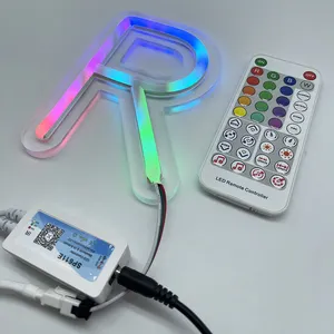 Lampu led neon congrats grade neon terpisah dapat disesuaikan casing piksel RGB dan strip 6*10mm lampu neon led