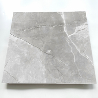 Carreaux de sol en porcelaine grise de salon intérieur de haute qualité 600X600