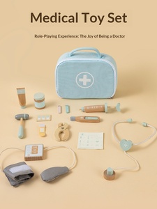Kit de jeu de dentiste pour enfants, très populaire, avec outils de simulation, pour l'éveil et le jeu de rôle de docteur, jouet éducatif amusant et stimulant l'intelligence - Product Image 5