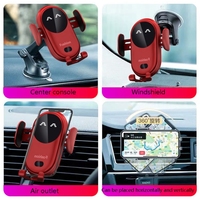 10W 15W capteur intelligent universel rapide automatique Induction infrarouge détection gravité sans fil voiture téléphone support chargeur