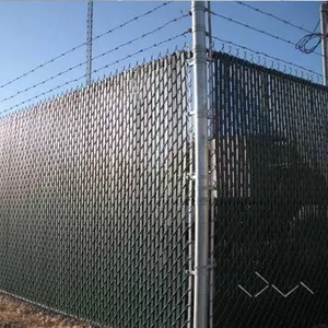 Privacy slats chain link weave innovative ridged slats fence