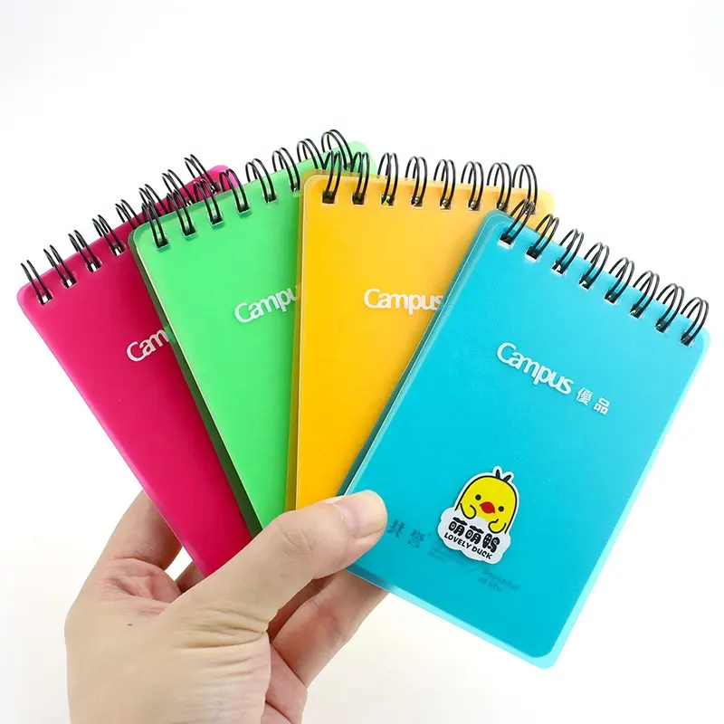 Mini agenda en espiral personalizada, cuaderno a6 con logo personalizado