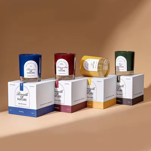 Juego de Velas Aromáticas de Lujo para Decoración del Hogar, Regalo para Navidad o Día de la Madre, Vela de Cera de Soya Perfumada con Frasco de Vidrio y Caja de Regalo - Product Image 2
