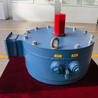 Moteur d'ascenseur sans engrenages PMSM basse tension 380 Vca, couple élevé, faible régime, 30 à 100/110 kW, moteur électrique à entraînement direct pour monorail