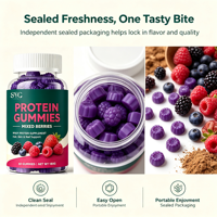 Gummies Protéinés SYC BIO aux Baies Mixtes pour Adultes, Nutrition Naturelle Premium, Complément Alimentaire Quotidien, 60 Unités, 180g, Marque Privée OEM ODM