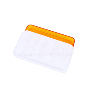 Conteneur de mélange à 8 trous avec couvercle pour résine dentaire, consommables dentaires pour équipement de thérapie orale - Product Image 1