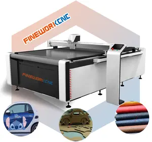 China automatic Cnc Leather Cloth roll fabric Sample Materials Cutting Machine price