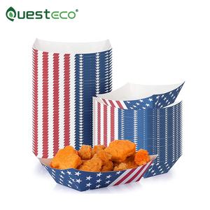 Caja de cartón desechable con forma de bote para comida, mini caja de cartón kraft para comida, personalizada, para helado de perro caliente al mejor precio - Product Image 2