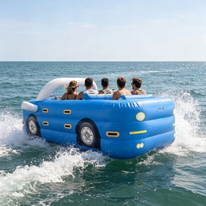 Gommone trainabile in PVC resistente all'acqua salata, anti-UV e impermeabile per auto, ideale per mare, spiaggia e <span class=keywords><strong>marina</strong></span> - Product Image 3
