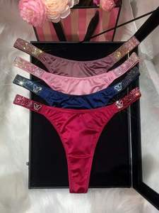 New Arrival Low-Rise Butterfly Women Underwear Crystal Tiles Panty Women Wholesale Panties Thong Briefs Underwear Ladies Panties - Product Image 3