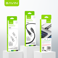 BAVIN Prix de Gros Réduit CB367 Câble USB de Données et de Charge Rapide pour Téléphone Portable 1m 12W 18W Type-C iOS
