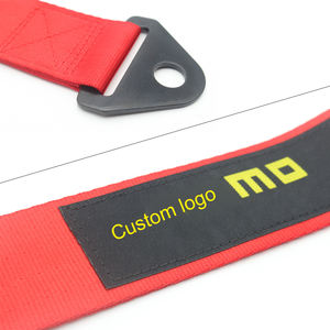 Correa de Remolque Universal para Parachoques Delantero de Automóviles de Carreras, Cuerdas de Remolque de 2 Pulgadas con Logotipo Personalizado, Correa de Remolque Trasera con Gancho - Product Image 4