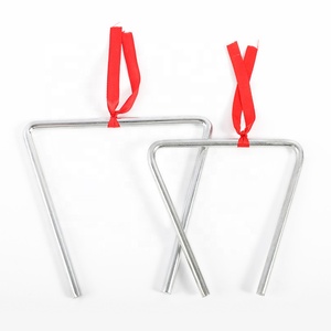 <span class=keywords><strong>Triangle</strong></span> musical de 5/6/7/8 pouces, <span class=keywords><strong>instrument</strong></span> de percussion Orff à main avec marteau pour l'éveil musical des enfants - Product Image 3