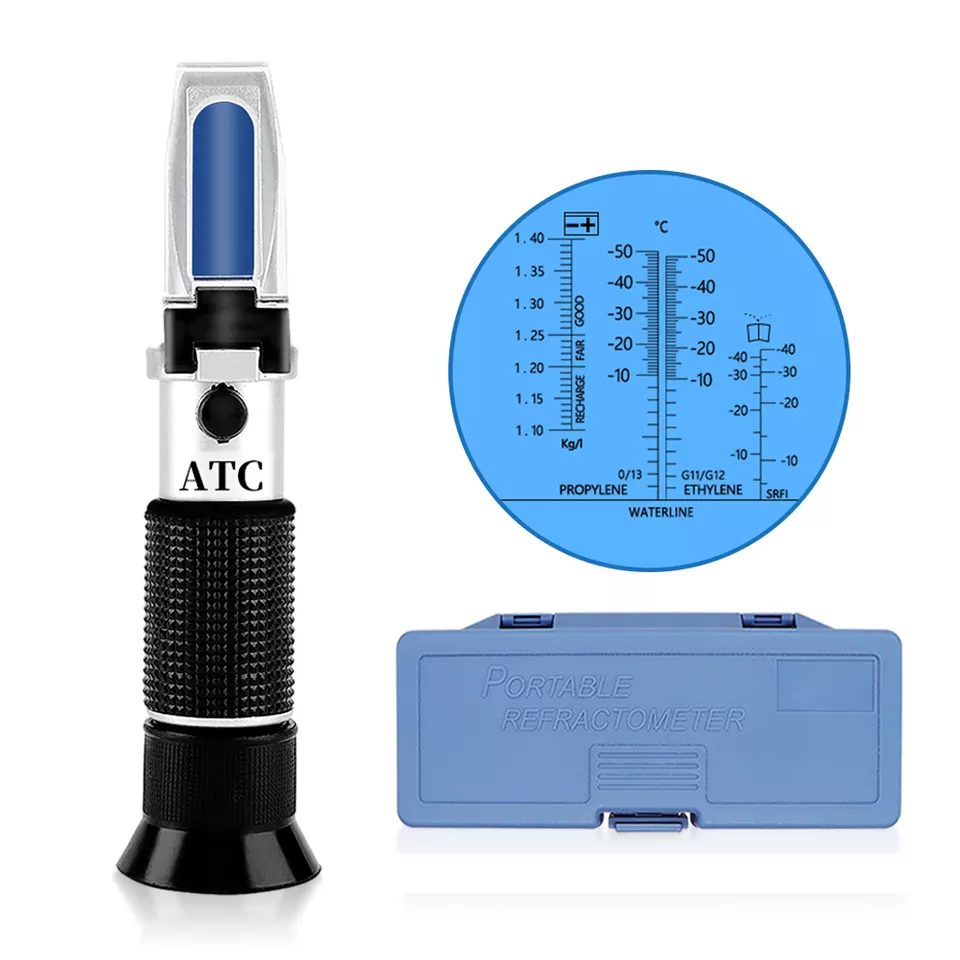 Handheld Methanol Refractometer – Measure Freezing Point From -50°C To 0°C For Antifreeze & Vehicle Use