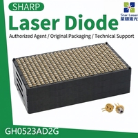 Dioda Laser Hijau Original Sharp GH0523AD2G 520nm 300mW TO-18 untuk Modul Laser RGB Pencahayaan Panggung