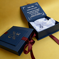Emballage en carton de luxe avec logo écologique, fermeture personnalisée, boîte cadeau pour chaussures bleu bébé avec logo, boîtes rigides pliables en papier faites à la main