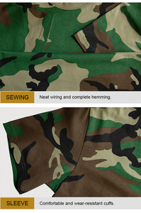 Camisa de algodón de manga corta para <span class=keywords><strong>hombre</strong></span> Camiseta de camuflaje Woodland con cuello redondo #11 - Product Image 6