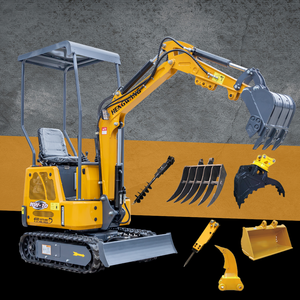 Excavadora duradera Hengwang de 1 tonelada y 1,5 toneladas, máquina excavadora diésel de 0,8 toneladas, excavadora pequeña de alta calidad con accesorios en EE. UU. - Product Image 1