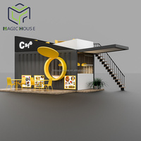 Magic House — conteneur de livraison mobile, pré-assemblée, pour café, design de boutique de glaces, conteneur populaire, 2022