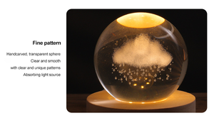 Wholesale Art Crystal Ball <strong>Night</strong> Lamp 3d Decoration Led <strong>Night</strong> <strong>Lights</strong> Desktop 3d <strong>Moon</strong> <strong>Night</strong> <strong>Lights</strong> for Gifts - Product Image 2