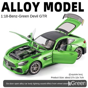 1:18 di simulazione pressofusa Mercede-<span class=keywords><strong>Benz</strong></span> GTR metallo ecografia auto sportive e luce collezione regalo modello di auto <span class=keywords><strong>giocattolo</strong></span> in lega - Product Image 6