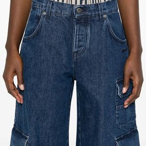 Jeans Cargo Holgados de Moda Casual para Mujer, Primavera 2025, con Logotipo Personalizado, Venta al Por Mayor - Product Image 4