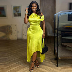 <span class=keywords><strong>Ropa</strong></span> Africana para Mujer, Nueva Moda, Vestido Formal <span class=keywords><strong>Elegante</strong></span> e Irregular, Vestido de Verano para Mujer - Product Image 2